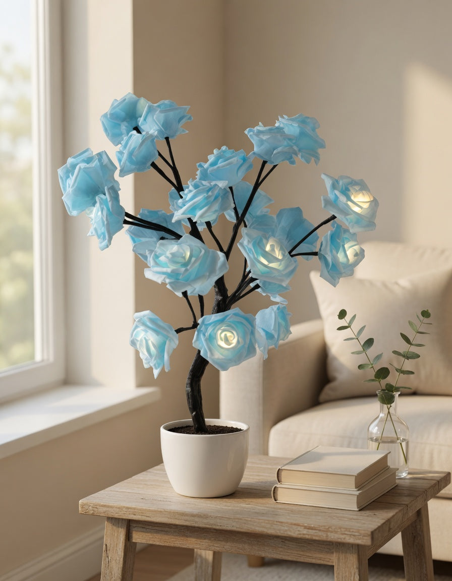 LED Rose Tree Lamp
